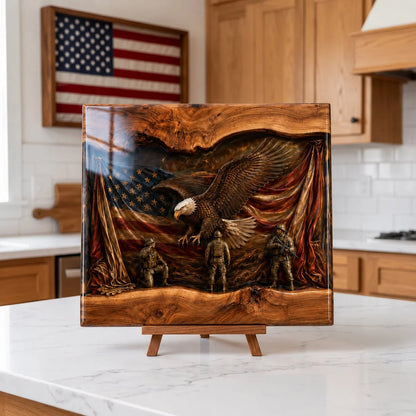Handcrafted Veteran Memorial Display Boards(Ryan Handmade®)
