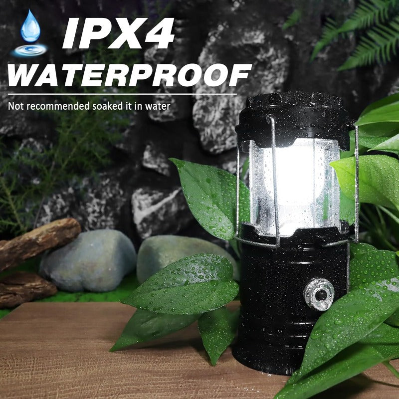 Rechargeable LED Solar Camping Lantern