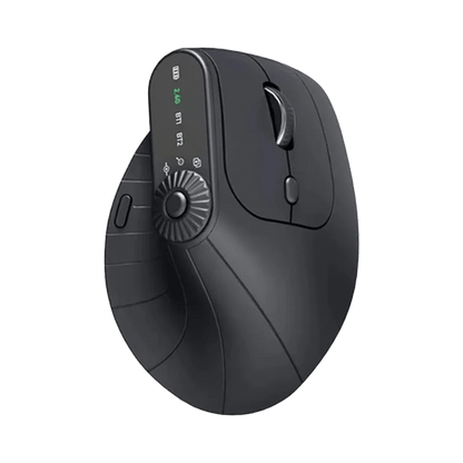 Ergonomic Triple-Connect Wireless Mouse