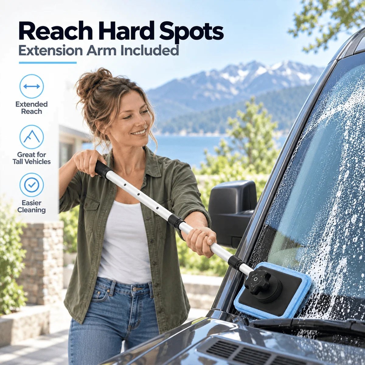Dual Magnetic Car Windshield Cleaner | Streak-Free Auto Glass Cleaning Kit⭐