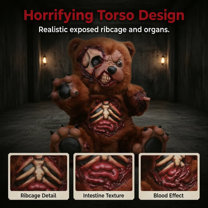 Cute Horror Zombie Plush Doll Spooky Halloween Decor & Party Prop