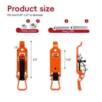 Heavy-Duty Shovel/Axe Holder