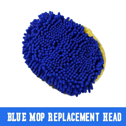 🎉⏳Time-Limited Special⏰Durable Aluminum Long Handle Telescopic Car Wash Mop – Soft Microfiber, Scratch-Free & Adjustable Length ✨