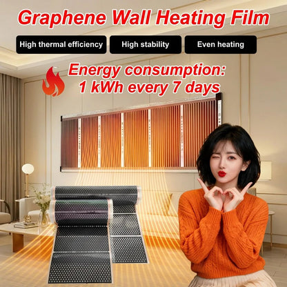 🔥 Graphene Far-Infrared Ceramic Wall Heater | 50W–400W