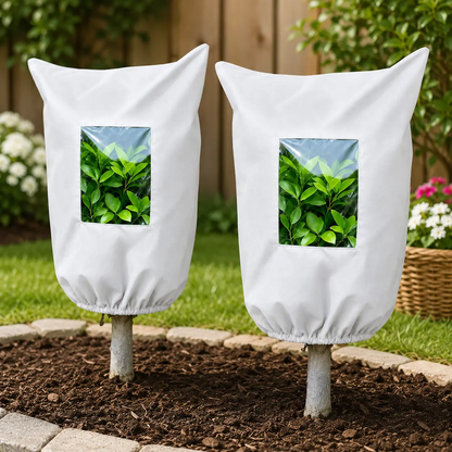 🌿🧊 WINTER GARDEN ESSENTIAL | Plant Frost Protection Cover – Breathable Reusable Cover for Shrubs, Pots & Young Trees