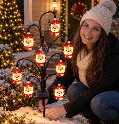 ⏳ Last Day 49% OFF – 🎄Solar Christmas Character Pathway Stake Light Collection | 5 Festive Designs with Warm White LEDs, Automatic Dusk-to-Dawn Lighting & Easy Ground-Stake Setup ✨