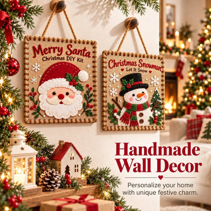 🎄✨ Christmas DIY Fabric Weaving Friendship Kit - 🧵 Create Something Special Together! 💕