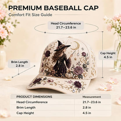 🔥Last Day 50% OFF – 🧙‍♀️✨3D Halloween Embroidery Cap