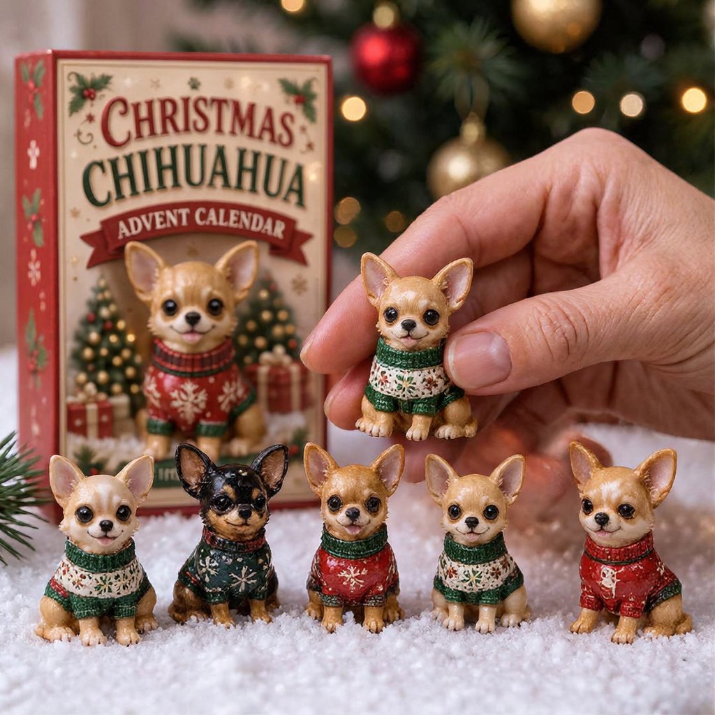🐕 Chihuahua Advent Calendar 2026 – 24 Tiny Paws & Holiday Surprises