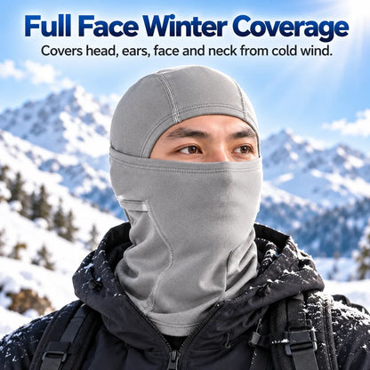 ⏳ Last Day 49% OFF – ❄️ Heat-Reactive Fleece Balaclava | Color-Changing Winter Face & Neck Cover for Skiing, Hiking & Cold Weather 🔥