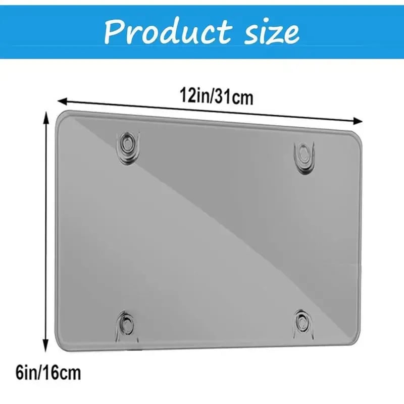 Unbreakable Smoked Plate Protector