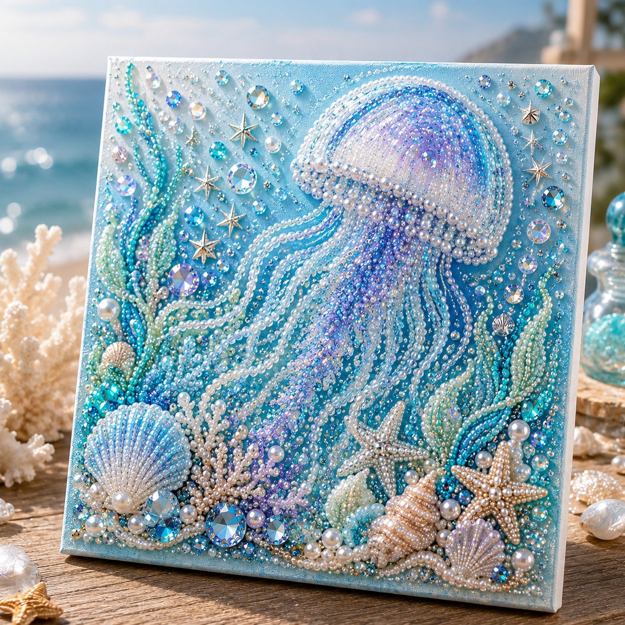 🔥 Last Day 49% OFF - 🌊✨ Ocean Theme Pearl Art DIY Kit (📦Buy 2 Free Shipping)