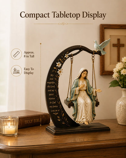 Limited Time Offer Save 50% Today!🔥 Blessed Mary Cradle Swing Sculpture