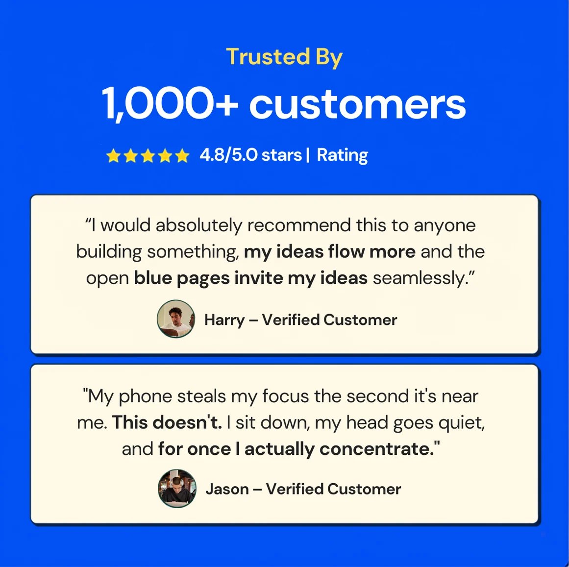 📘 Notedfy Think Blue Notebook – A Different Page for Better Ideas 💙