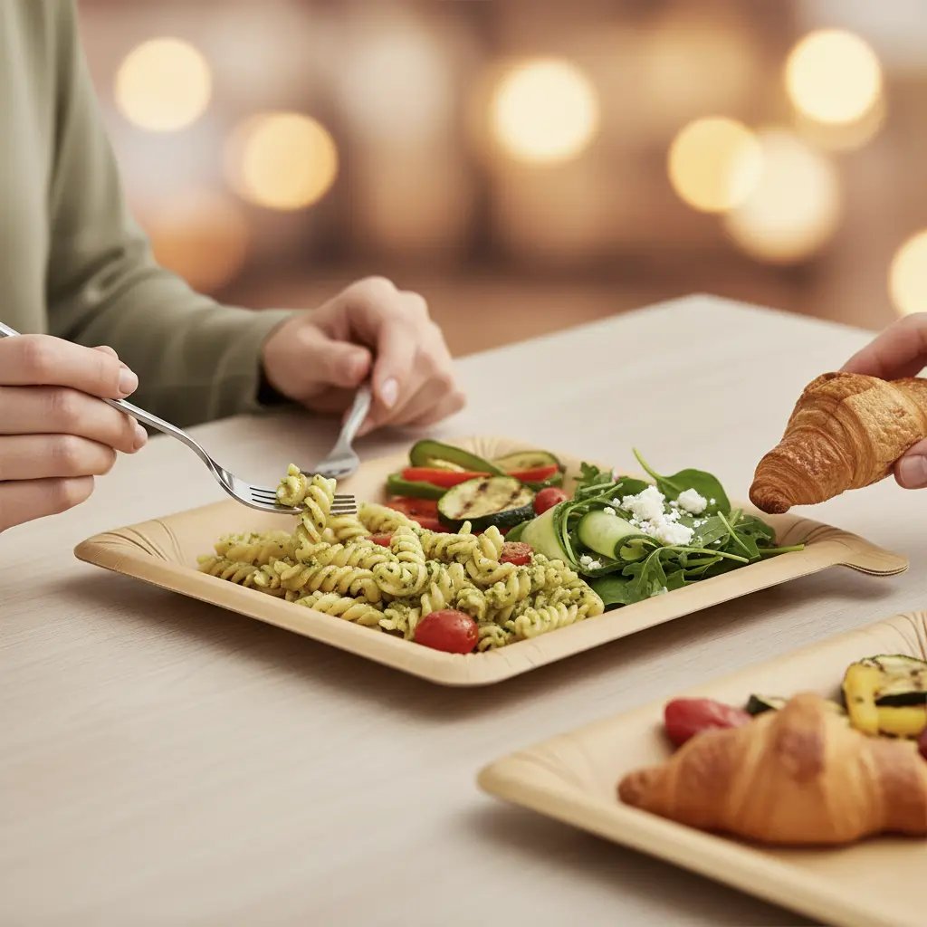 Peel Plate [9.5in X 9.5in] - 2 Month Supply of Reusable Paper Plates
