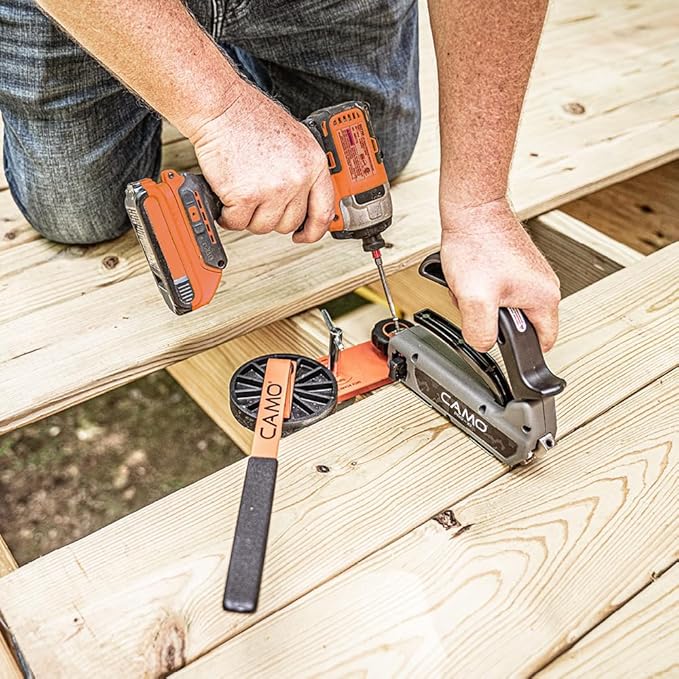 Deck Tool for Edge Fastening Installation, 1/16" Spacing, Fits 5-1/4-5-3/4" Wood Decking