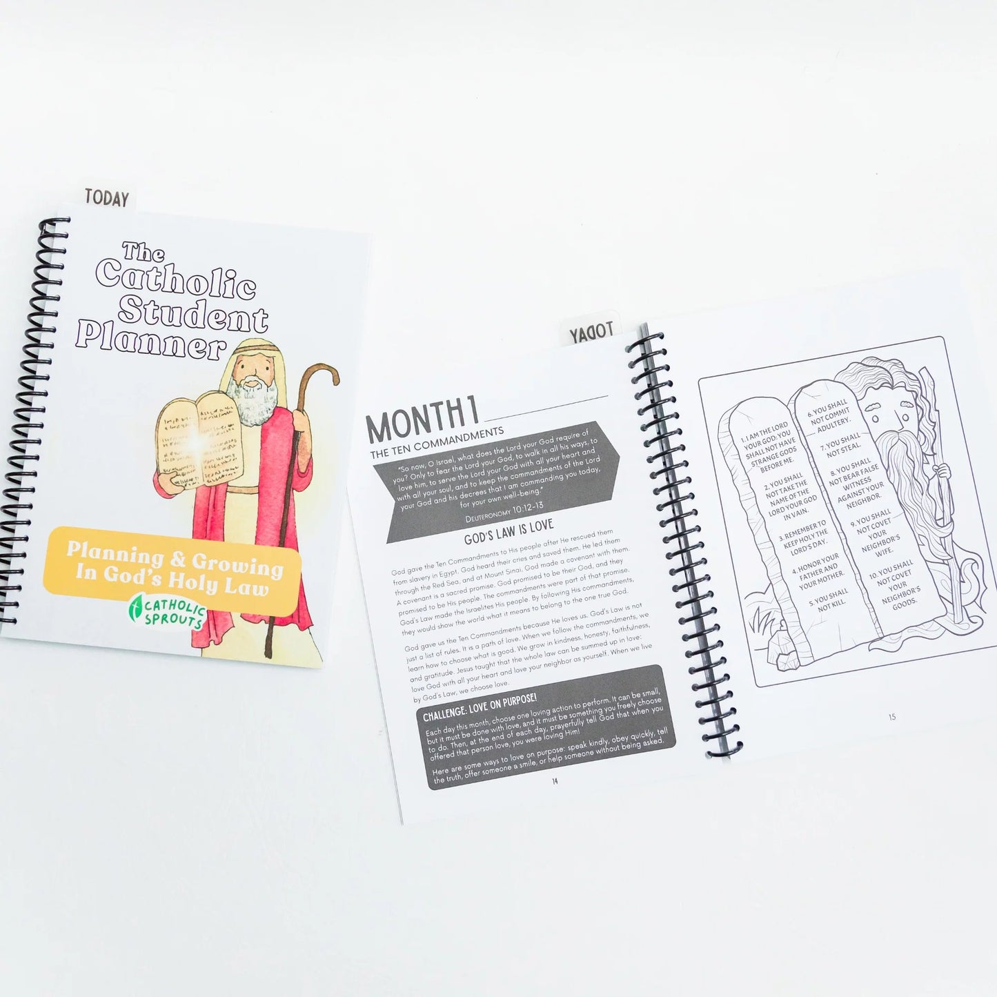 ✨ The Catholic Student Planner — A Faith-Filled Planner To Help Kids Stay Organized, Reflect & Grow