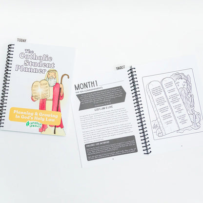 ✨ The Catholic Student Planner — A Faith-Filled Planner To Help Kids Stay Organized, Reflect & Grow