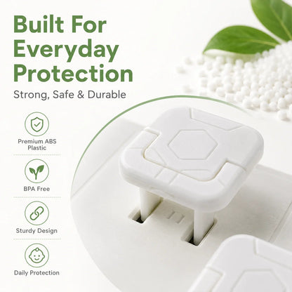 🎉✨ Baby Proof Socket Covers with Smart Handle Design – Fits 2 & 3 Prong Outlets for Easy Parent Removal