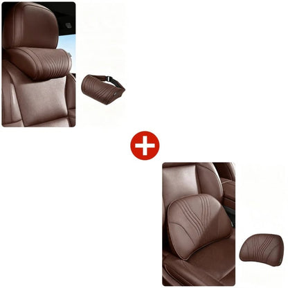 🚗💤 Relieve Driving Fatigue! Universal Memory Foam Car Headrest Neck Pillow, Ergonomic Support Auto Neck Cushion for Long Road Trips