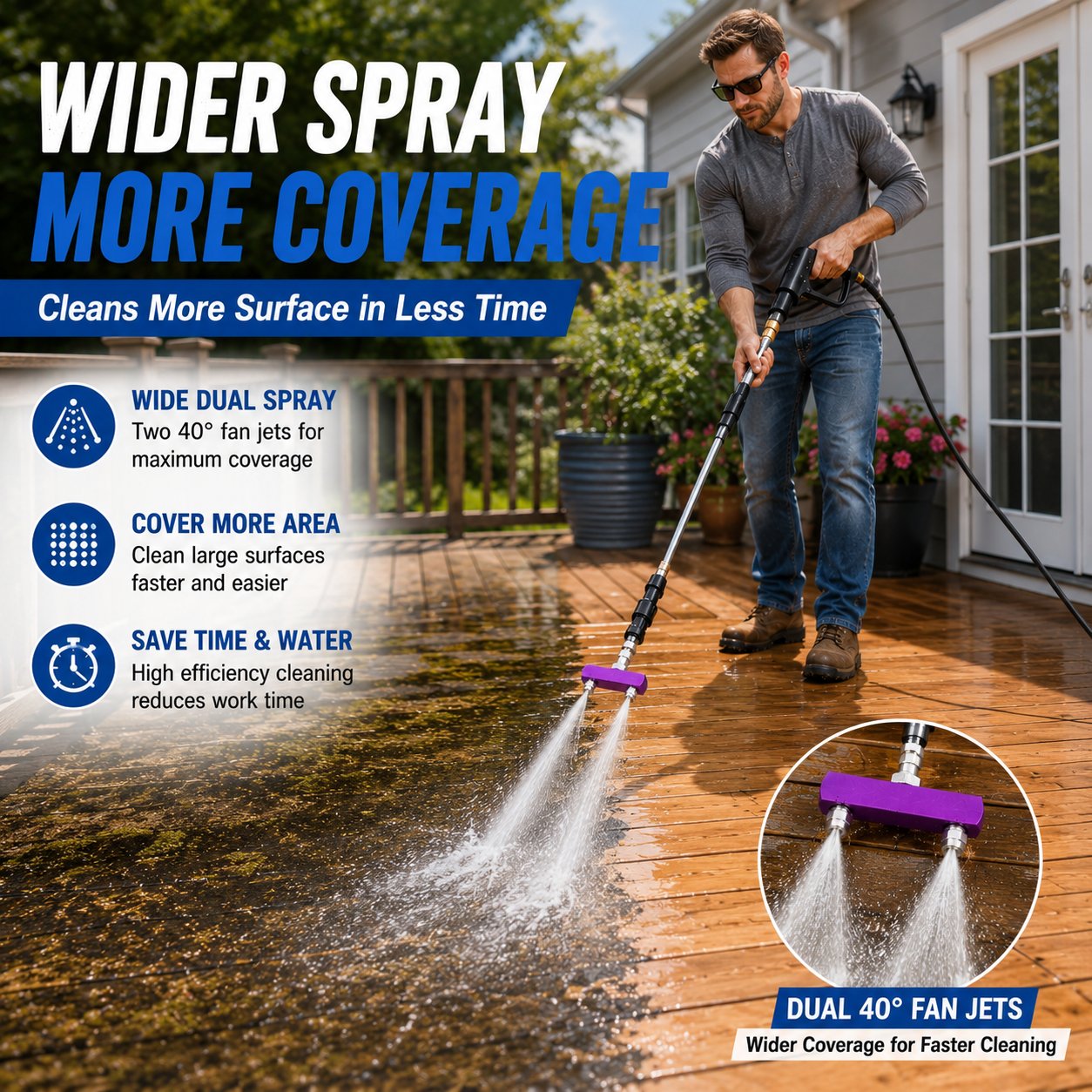 💦 Pressure Washer Turbo Nozzle