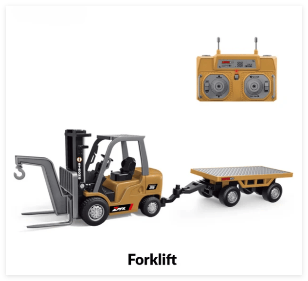 🚜 1:64 Premium Alloy Mini RC Construction Set