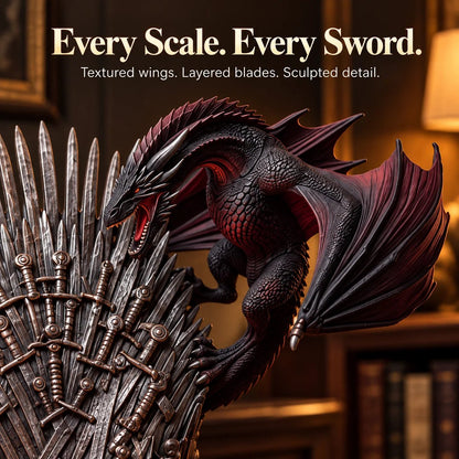🐉 Dragon’s Breath Mist Diffuser – LED Fantasy Throne Decoration
