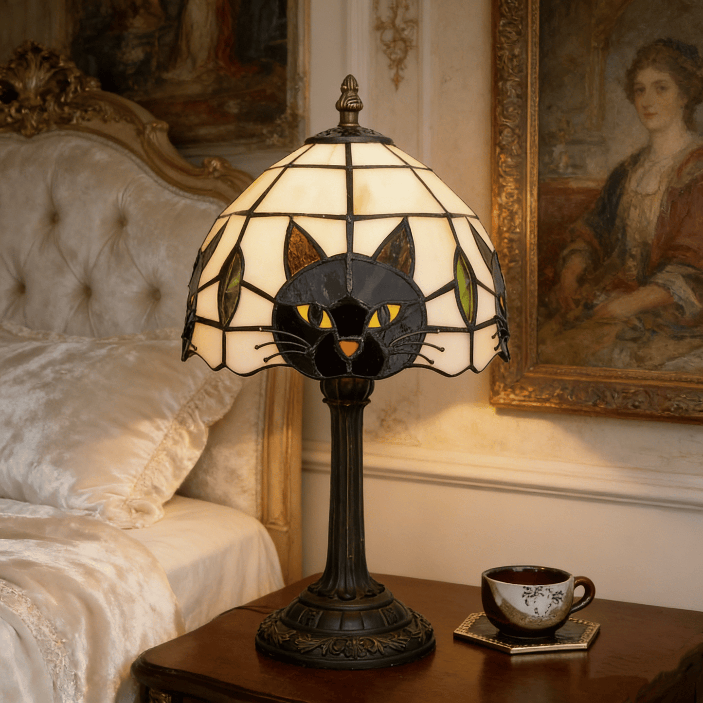 Tiffany Style Resin Themed Table Lamp