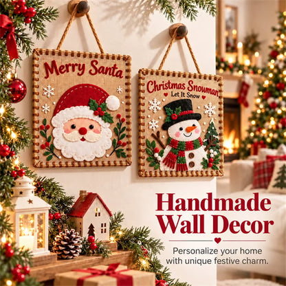 🎄✨ Christmas DIY Fabric Weaving Friendship Kit - 🧵 Create Something Special Together! 💕