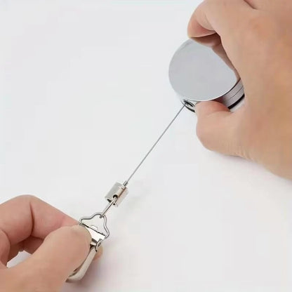 Retractable Towel Holder Clips – No-Drill Self-Adhesive Hangers