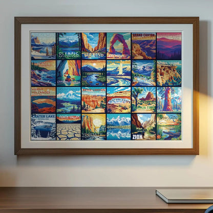🔥Last Day 49% OFF - 🏞️🧩National Parks Puzzles Advent Calendar | 🏙️🎁 A Holiday Countdown Full of Travel Dreams(📦Buy 2 Free Shipping)