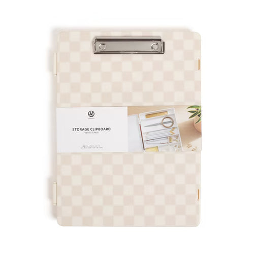 📋 All-in-One Storage Clipboard Organizer – Built-In Compartments for Paper & Office Supplies
