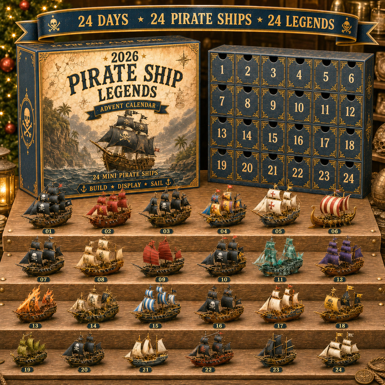 Pirate Ship Legends Advent Calendar 2026