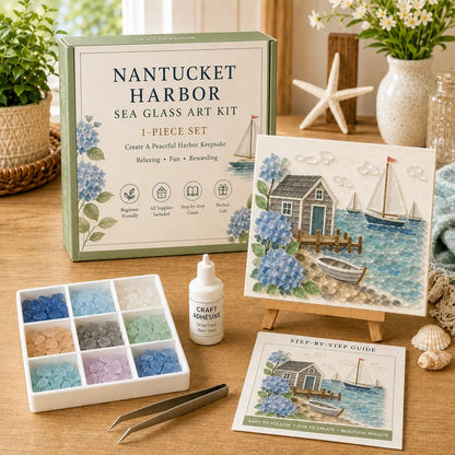 ✨ Timeless American Destinations Sea Glass Art Kit