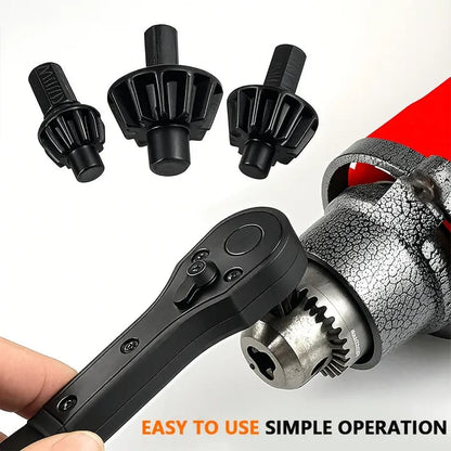 🎉🔥2 in 1 Drill Chuck Ratchet Spanner