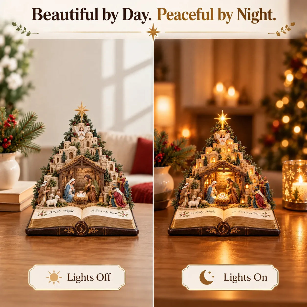 🔥Free Shipping—— 50% OFF ✝️Bethlehem Star of Faith Christmas Tree Light✨