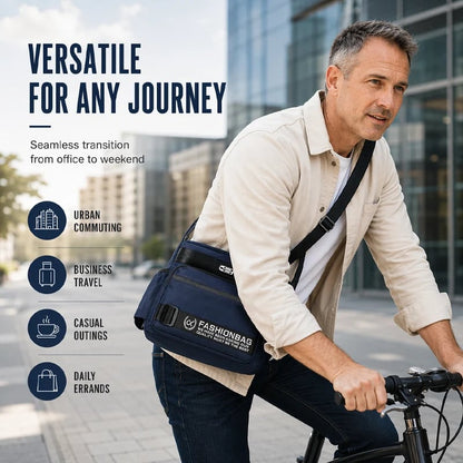 Urban Utility Messenger Bag – Water-Resistant & Multi-Compartment Design