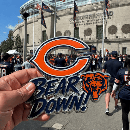 🔥HOT SALE 49% OFF🐻🏈Bear Down Car Emblem Metal Badge🚗