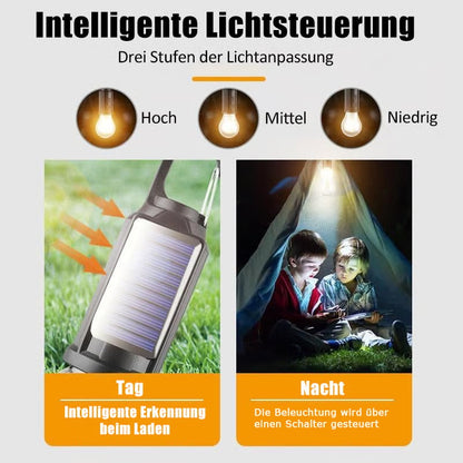 🔥HOT SALE🔥Solar Tent Lights USB Rechargeable Led Camping Lantern