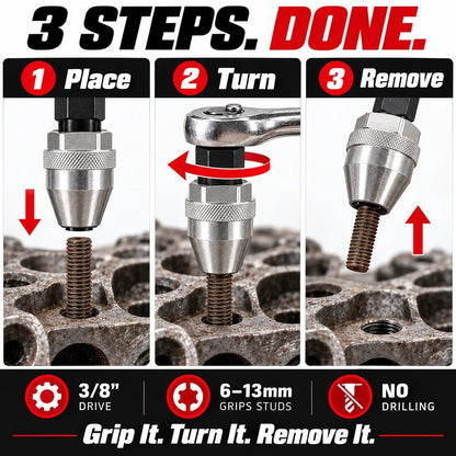 RAYSDEX Impact Stud Extractor – 6–12mm