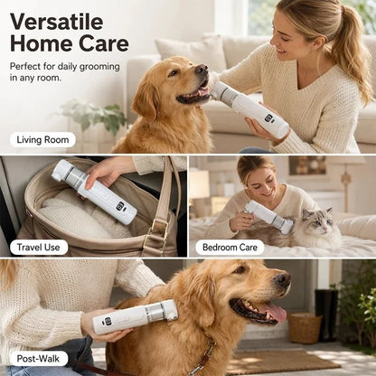 Electric Pet Grooming Comb – Suction & Detangling Tool