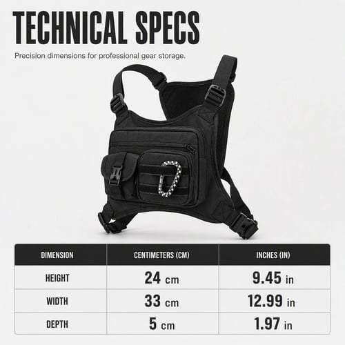 🔥 Last Day 57% OFF - 🎒 Tactical Gear on Your Chest – Quick Access, Zero Bounce, Full Freedom! ⚡