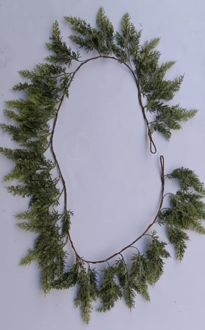 🎉⛄2025 Christmas Artificial Cypress Leaf Vine Wreath🎄