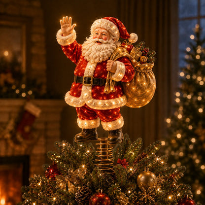Lighted Christmas Tree Topper Collection – 7 Festive Character Designs