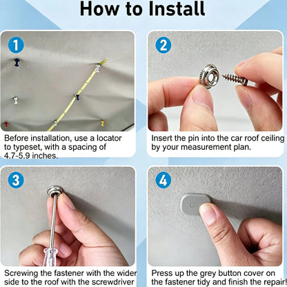 50 Pack Car Roof Headliner Repair Buttons, Fabric Covered Retainer Screws 🚗 - image 8