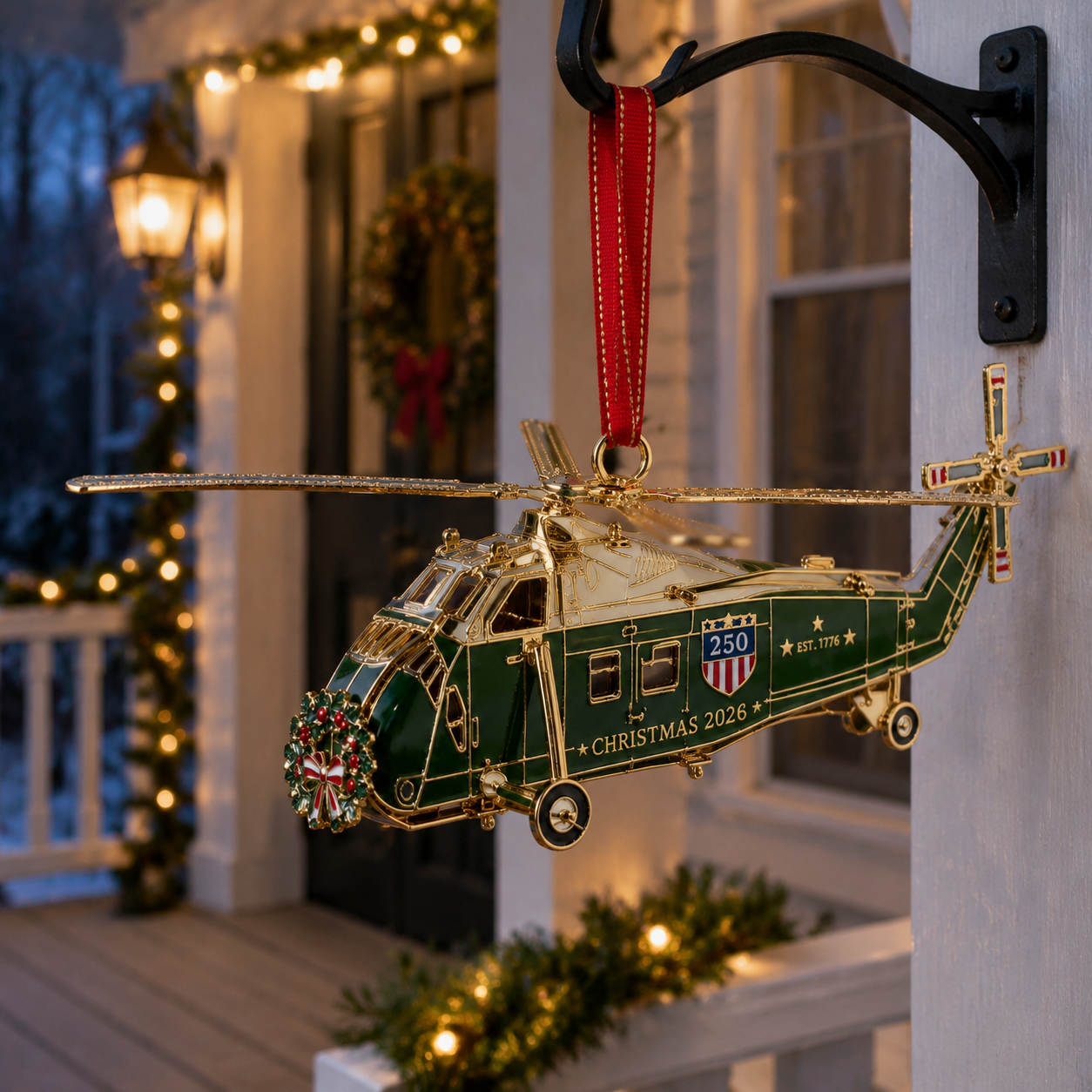 🔥250th Anniversary Edition Helicopter Ornament