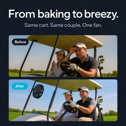 💥🏆Magnetic Golf Cart Fan