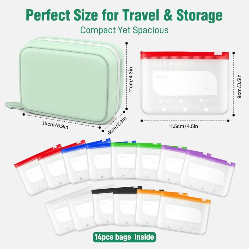 🏆Flash Sale⚡ 10K+ SOLD! Almost Gone-💥Waterproof Pill Pouch Set