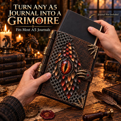 🐉 Dragon Eye Grimoire Cover DIY Kit