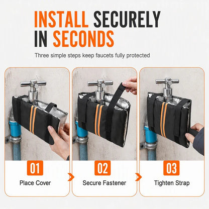 2pcs Outdoor Faucet Cover for Winter Freeze Protection